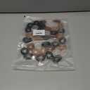 MAQIHAN Hair Ties - 40Pcs Telephone Cord Elastic Ponytail Holders for Thick Hair, Women, Girls and Teens in Neutral Colors