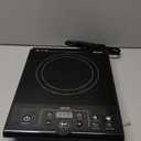 Mueller RapidTherm Portable Induction Cooktop, 1800W Hot Plate Electric Stove Top Burner. 8 Temp Levels, Auto-Off & Pot Detection, LED Display, Child Lock, 4 Programs, Burners for Cooking