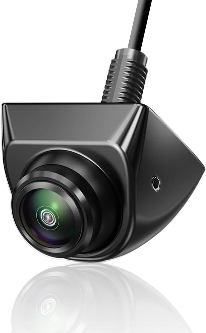 Backup Camera for Cars - HD/CVBS Image 170 Wide Angle, Super Night Vision, IP68K Waterproof, Metal Housing, Universal for 12V Vehicles (SUV, Truck, RV, Minivan)