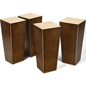 AORYVIC Wood Furniture Legs 6 inch Sofa Legs Square Couch Legs Universally Applicable Replacement Legs for Ottoman, Dresser, Easy to Install, Normal Size for U.S.Made and Other Furniture