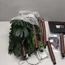 Artificial Lighted Palm Tree, Palm Trees for Outside Patio for Home Decor Outdoor, Christmas, Hawaiian, Jungle, Home Party, Pool, Beach, Patio Decor (6FT, 3-Trunk)