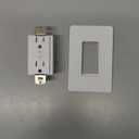 Kasa Smart Plug KP200, In-Wall Smart Home Wi-Fi Outlet Works with Alexa, Google Home & IFTTT, No Hub Required, Remote Control, ETL Certified , White, 1 Pack