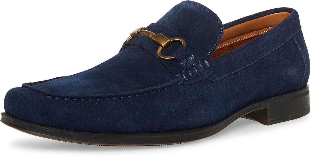 Steve Madden Mens Gaddis (8, Navy Suede)