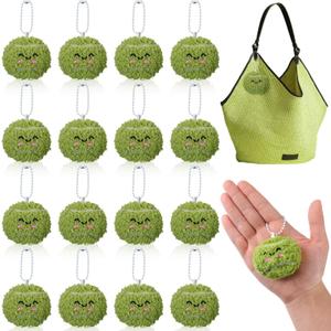 15 Pcs Tennis Keychain Gift Bulk Mini Plush Ball Prizes Funny Sports Players Team Party Favors Gifts for Group