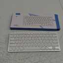 OMOTON Bluetooth Keyboard Compatible with iPad 10th Generation, iPad 10.2 (9th/8th/7th), iPad Pro 13/12.9/11 inch, iPad Air/Mini and More iOS Devices, White