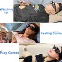 Lazy Glasses Bed Prism Glasses, Horizontal High Definition Reading Glasses for Laying Down Reading and Watching TV (Black)