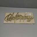 Happy Birthday Sign for Backdrop - Reusable Wooden Letters Happy Birthday sign - Gold
