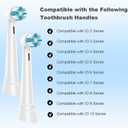12 Pcs IO Replacement Heads Compatible with Oral B IO 2/3/4/5/6/7/8/9/10 Electric Toothbrush, Brush Heads for Teeth Clean Compatible with Oral B IO (White)