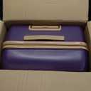 Luggage Sets 5 Piece, Suitcases with Wheels,ABS Hard Case Luggage with TSA Lock Spinner Wheels,Carry On Luggage Set (20/24/28 Inch) (Violet)
