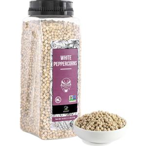 2 x Soeos White Peppercorns, 18oz (Pack of 1), Peppercorn for Grinder Refill (EXP 03/12/28)