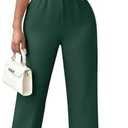 One Piece Jumpsuits for Women Wide Leg Jumpsuits Casual Sleeveless Rompers(0005,AG, Small