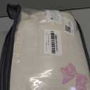 Sedefen Striped Duvet Cover Full Size Pink Stripes Bow Bedding Set 3 Pcs Cotton Princess Style Cute Bowknot Dot Reversible Comforter Cover for Kids Boys Girls with Zipper Closure and 2 Pillowcases