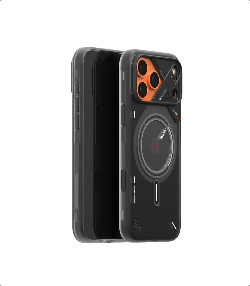 Aulumu A17 for iPhone 17 Pro Max Magnetic Thermal Case | CoolHyper | with Camera Control | IMD Technology | Compatible with Magsafe | Touch Translucent Gray