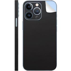 SopiGuard Sticker Skin for iPhone 13 Pro Max Precision Edge-to-Edge Rear and Side Panels Vinyl Decal (Matte Black)