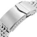 MiLTAT 20mm Goma BOR 316L Stainless Steel Metal Watch Band Straight End