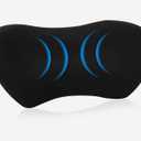 Lumbar Support Pillow for Office Chair - Lumbar Pillow for Car - Ergonomic Lumbar Support Pillow for Car Automotive Seat Cushions (Pure Black)