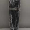 POEPORE Reclining Camping Chair with Removable Footrest Lounge Chair with Headrest, Cotton Cushion, Portable Adjustable Folding Chairs (1 Pack, Black)