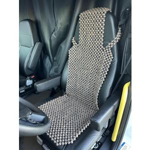 Extra Large Natural Wood Beaded Seat Cover Massaging Cooling Cushion for Truck, Trailer, Van