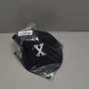 X Hat 3D Embroidered by Any Means Necessary Cap Black Snap Closure
