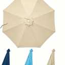 D&ONEHOS 10ft Cantilever Umbrella Replacement Canopy for 8 Ribs, Outdoor Offset Cantilever Umbrella Replacement Top Fit 10FT 8 Ribs, Canopy Top Only