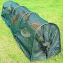 UNIFAMILY Chicken Tunnel for Outside 12FT, Flexible Chickens Runs for Yard, Quick Installation Portable Chicken Tunnels Runs, Poultry Coop Run Tunnels Perfect for Backyard Poultry