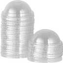 LIDS ONLY: Dome-Shaped Lids, 50 Transparent Plastic Lids For 12 Ounce Coppetta To Go Cups - Cups Sold Separately, Disposable, Clear Plastic Dessert Cups Lids, For Dessert Takeaways- Restaurantware