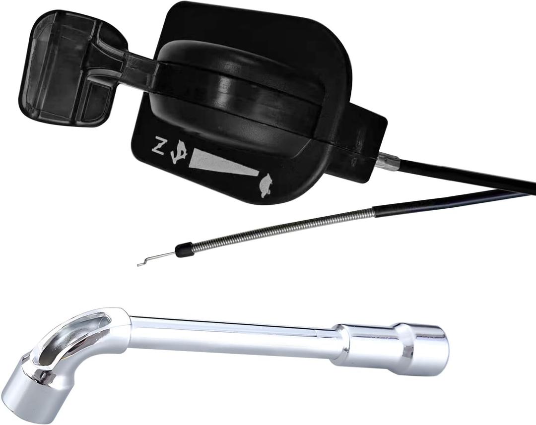 746P06891 746-06891 51" Throttle Cable Compatible with ZT1-42 ZT1-46 ZT1-50 ZT1-54 ZTS1-42 ZTS1-46 ZTS1-50 ZTS2-50 ZTS2-54 ZTS2-60 KH FAB Lawn Mover Engine, with Socket Wrench Easy to Install