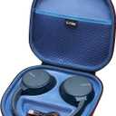 LTGEM Case Compatible with Sony WH-CH720N / WH-CH520 / WHCH710N / WH-CH510 Noise Canceling Headphones Over The Ear Headset, Black+Blue