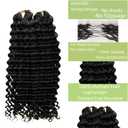 Knotless Pre-Separated Water Wave Human Hair Feather Crochet Hair Extensions Lightweight Reusable Crochet Hair Extensions Natural Color 16inch 120g