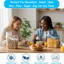 Cereal Containers Storage with Pour Spout Food Storage Container with Airtight Lid for Rice Flour Sugar Dog Cat Dry Food, Small Cereal Dispenser Kitchen Pantry Organizers Canister 1.8L
