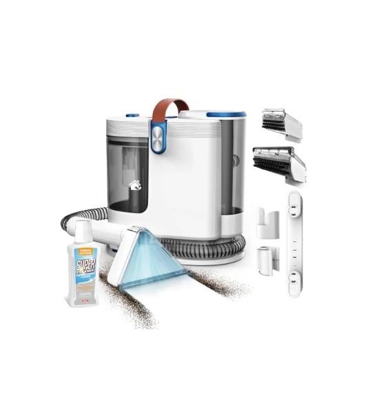 Portable Upholstery and Carpet Cleaner Machine, 15Kpa Spot Cleaner Deep Cleans Pet Stains, Couch Cleaner with 3 Tools and Self-Cleaning System for Area Rugs, Furniture, Stair, Car, Teal