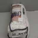 Ivory White Pinch Pleated Extra Wide Linen Curtains 84 Inches Long for Patio Sliding Glass Door 70 Inch Wide Pleated Drapes with Hooks Rings Semi Sheer 70x84 Curtain for Living Room 1 Panel