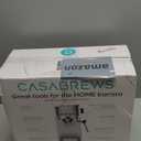 CASABREWS 3700 Essential Espresso Machine 20 Bar, Stainless Steel Cappuccino & Latte Machine with Steam Frother for Home, 43.9oz Water Tank, Coffee Gift for Women & Men, Silver