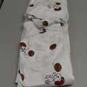 Berkshire Blanket Peanuts Fitted Sheet Queen Size, Cute Character Snoopy Microfiber Sheet with Deep Pocket, Soft and Breathable, Snoopy Football Fun Sheet White