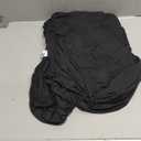 Moosfor Spandex 8 Foot Rectangle Table Cloth, Elastic Fitted Tablecloths for Picnic, Stretch Washable Patio Table Cover for Outdoor, Camping, Banquet and Parties (Black, 30"x96")