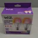 WiZ Connected Smart Light Bulbs, 2-Pack, Color A19 60W 800LM E26 Indoor LED Lights, Smart Bulbs with Motion Detection, Control with Voice or App