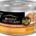 Purina Pro Plan High Protein Cat Food Gravy, White Meat Chicken and Vegetable Entree - (Pack of 24) 3 oz. Pull-Top Cans