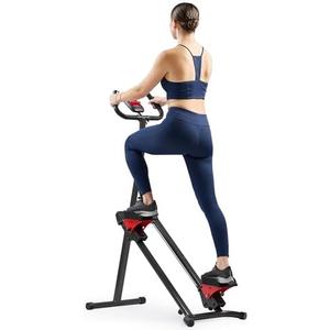 Sunny Health & Fitness Stair Stepper w/Handlebar, Extended Step Range Climber Machine for Legs, Core and Glute Workouts, Connection with Free SunnyFit® App