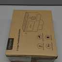 iHave Toothbrush Holders for Bathrooms, 2 Cups Toothbrush Holder Wall Mounted with Toothpaste Dispenser - Large Capacity Tray, Cosmetic Drawer - Bathroom Decor & Bathroom Accessories (White)