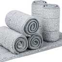 Microfiber Mop Pads 32-inch Replacement 6 Pack Reusable Wet & Dry Refill as Well as 36-inch Wet-use mops.