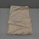 StangH Beige Velvet Body Pillow Cover Super Soft Large Pillowcase for Pregancy/Baby, Home Decoration for All Seasons Sofa Bedroom Theater, 20 x 54-inch, 1 Piece