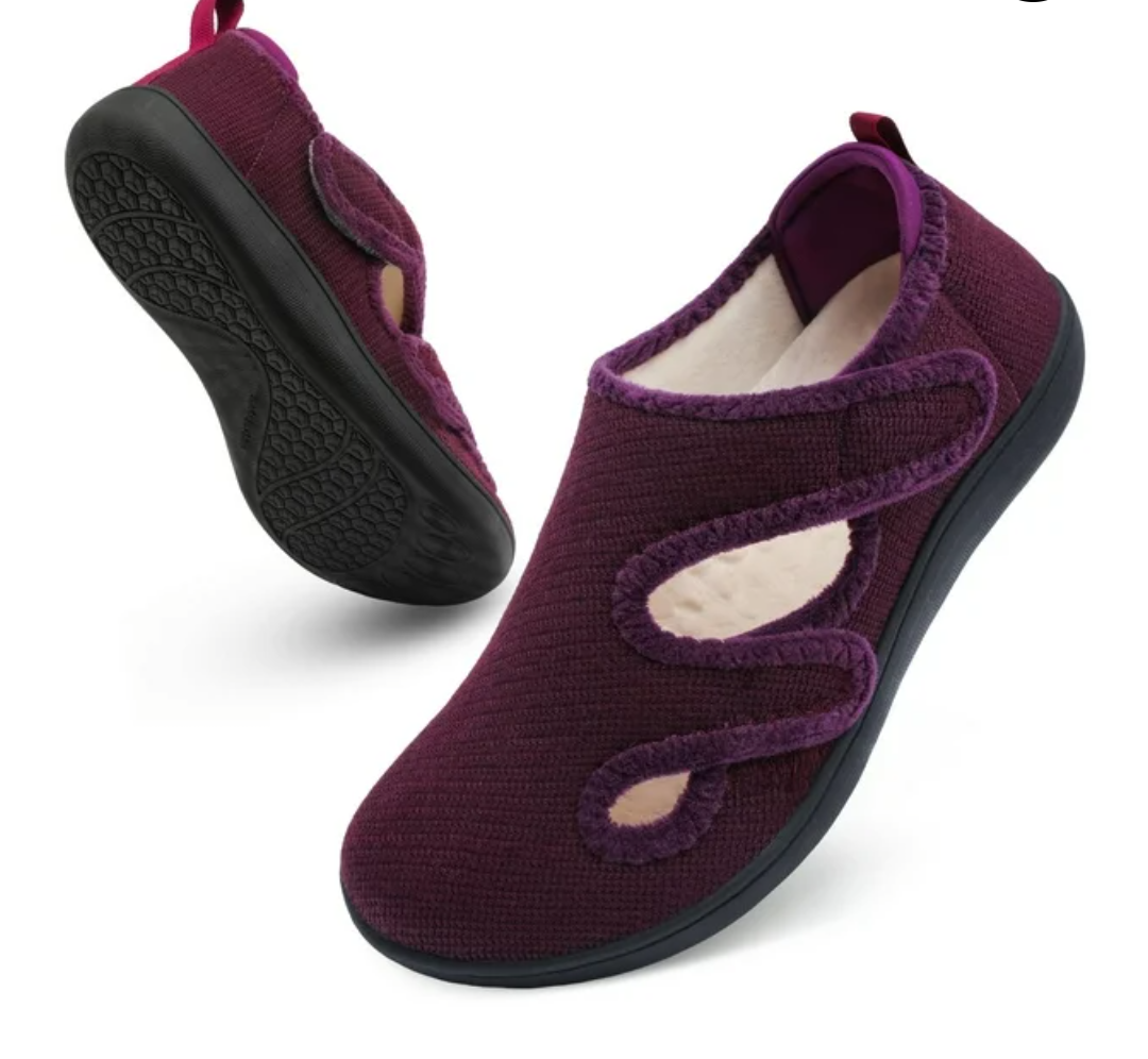 Orthopedic Slippers for Women, Extra Wide, for Diabetics, Size 40