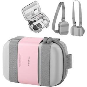 TAAOKA Digital Camera Case, Protective & Lightweight Camera Case with 3 Carrying Ways, Waterproof & Shockproof Small Camera Bag - Grey