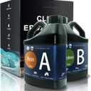 Epoxy Resin 72OZ, Upgraded Crystal Clear Resin Epoxy Food Safe, Self Leveling & Bubble Free Epoxy Resin with Anti-Yellowing for Coating, Casting, Molds, Jewelry Making, DIY