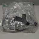 4 Pack Large Plastic Chair Covers for Dining Room Clear PVC Kitchen Chair Seat Protectors with Adjustable Belt Strap for 18''x17'' Standard Chair, Stain, Water and Kitty Scratch Resistant