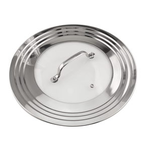 Morikavo Stainless Steel Universal Lid for Pots, Pans and SkilletsFits 7" to 12" Replacement Frying Pan Cover and Cast Iron Skillet Lid