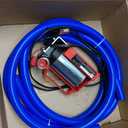 Fill-Rite FR1614 12V 10 GPM Portable Fuel Transfer Pump for Diesel and Antifreeze with Suction and Discharge Hoses