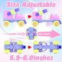 Kids Roller Skate for Girls Boys Ages 2-5 Years Old, Adjustable Toddler Rollerskates, Children Beginner Roller Skate RS209