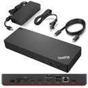 Lenovo ThinkPad Universal Thunderbolt 4 Dock, 4 Displays, Dynamic Power Charging up to 100W, Black