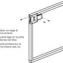 Prime-Line N 6870 Mirror Door Roller Assembly, 1-1/2 In., Steel Housing and Ball Bearings, Concave Plastic Wheel (Single Pack)